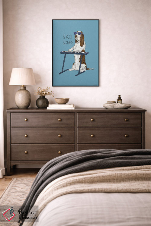 تابلو مدرن آوازهای غمگین اثر مارتینا اسکات - D4B