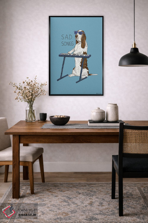 تابلو مدرن آوازهای غمگین اثر مارتینا اسکات - D5B