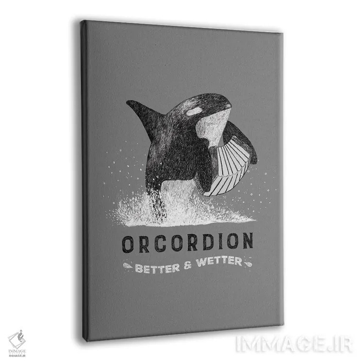 تابلو مدرن آرکوردیون اثر مارتینا اسکات - نمای پرسپکتیو محصول