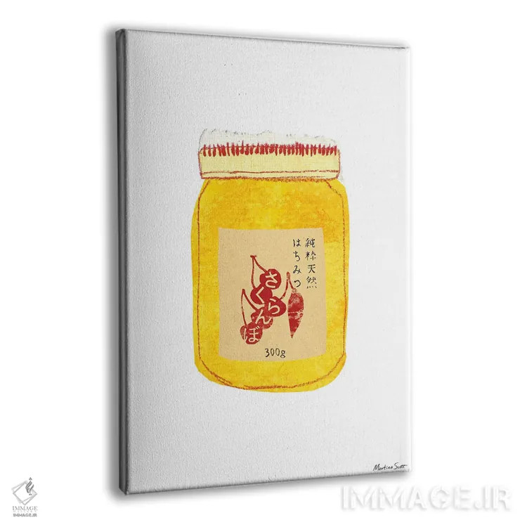 تابلو مدرن عسل آکااونی اثر مارتینا اسکات - نمای پرسپکتیو محصول