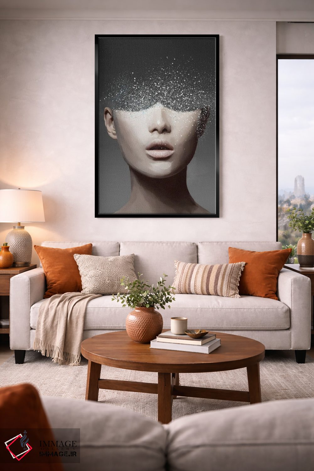 تابلو مدرن انتزاعی XV اثر مارسیا آلک - D2B