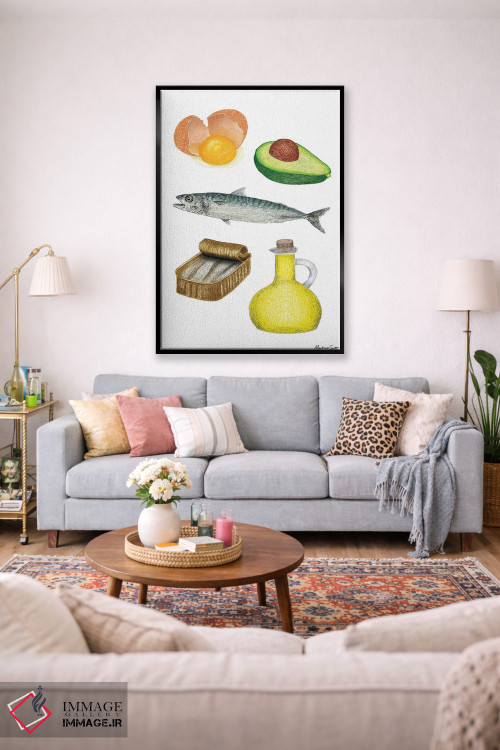 تابلو مدرن چربی های مفید اثر مارتینا اسکات - D2B