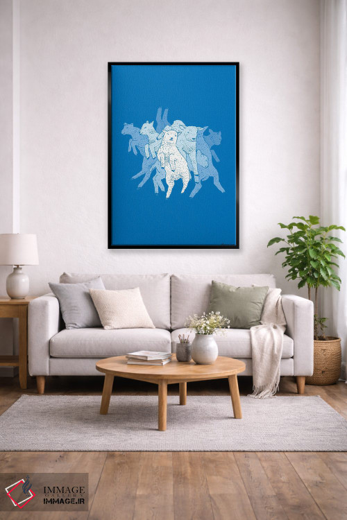 تابلو مدرن بره های جهنده اثر مارتینا اسکات - D2B