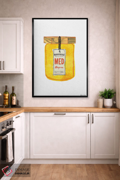 تابلو مدرن عسل کروات اثر مارتینا اسکات - D2B