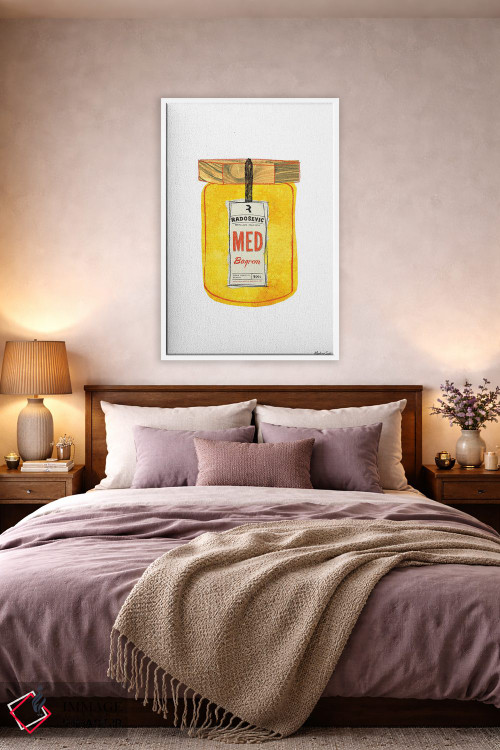 تابلو مدرن عسل کروات اثر مارتینا اسکات - D3W