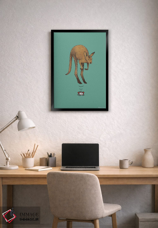 تابلو مدرن کوبیدن زنگ هشدار اثر مارتینا اسکات - D2B