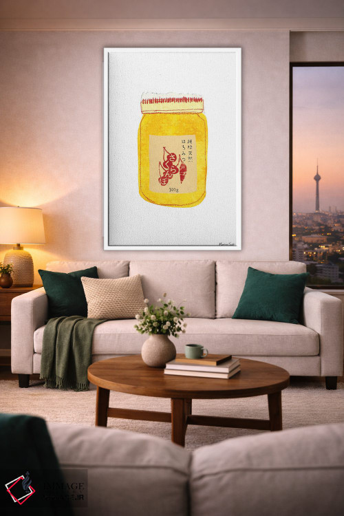 تابلو مدرن عسل آکااونی اثر مارتینا اسکات - D1W