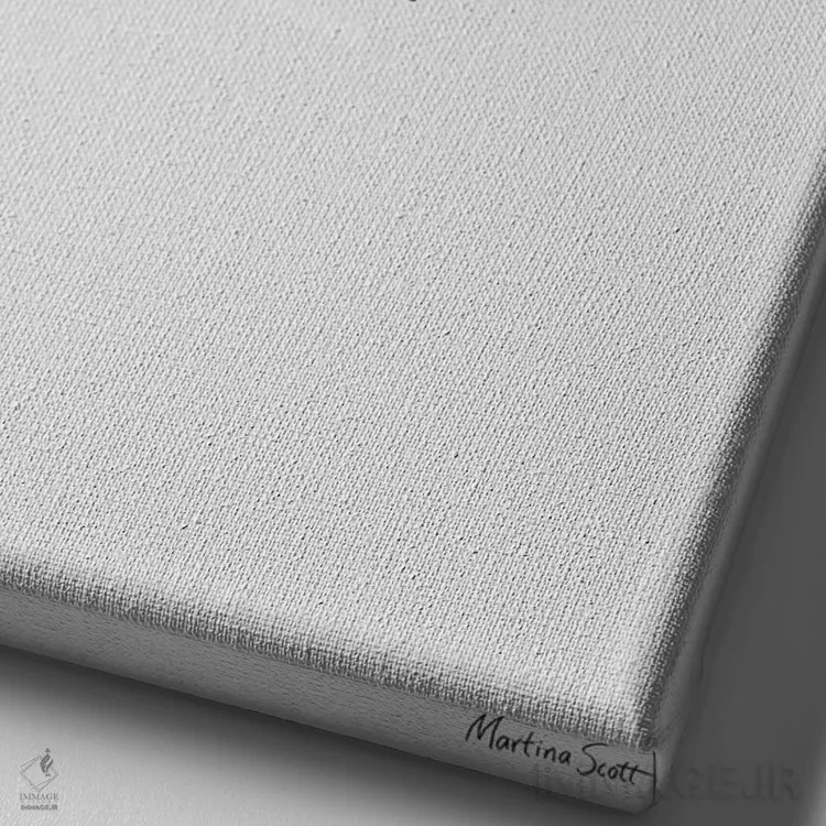 تابلو مدرن دوست داری وقت بگذرونیم؟ اثر مارتینا اسکات - نمای نزدیک بافت بوم