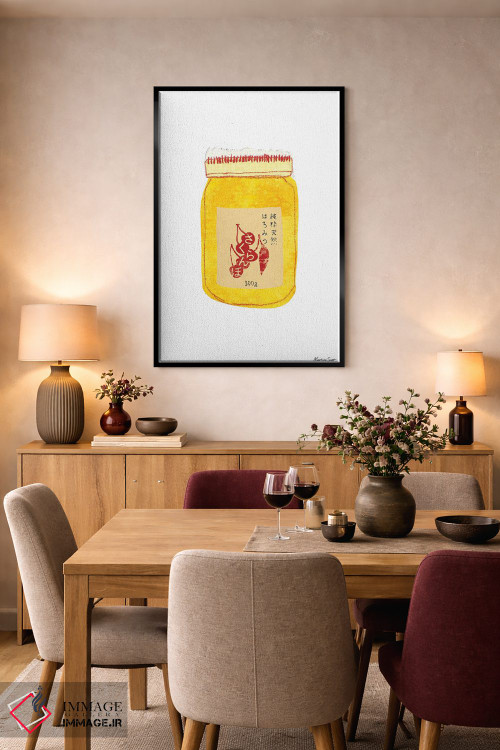 تابلو مدرن عسل آکااونی اثر مارتینا اسکات - D3B