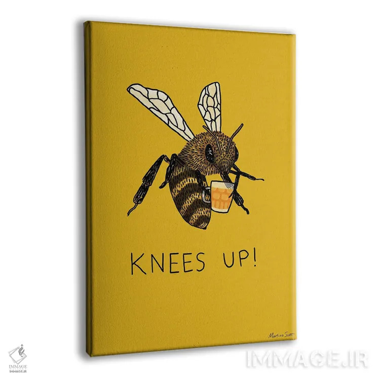 تابلو مدرن جشن زنبورها اثر مارتینا اسکات - نمای پرسپکتیو محصول