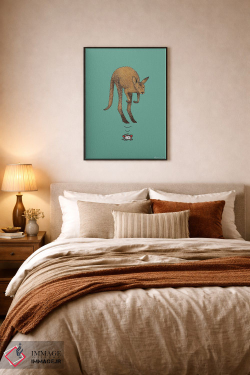 تابلو مدرن کوبیدن زنگ هشدار اثر مارتینا اسکات - D6B