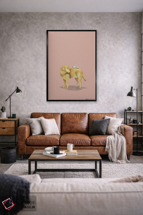 تابلو مدرن سه موش کور اثر مارتینا اسکات - D1B