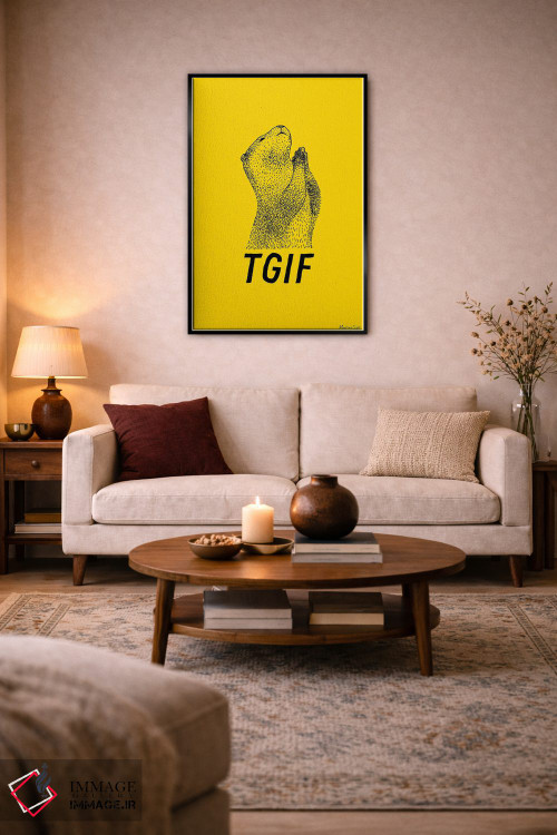 تابلو مدرن شکر که جمعه شد اثر مارتینا اسکات - D4B