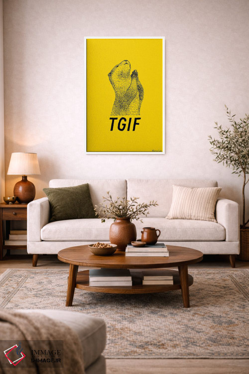 تابلو مدرن شکر که جمعه شد اثر مارتینا اسکات - D2W