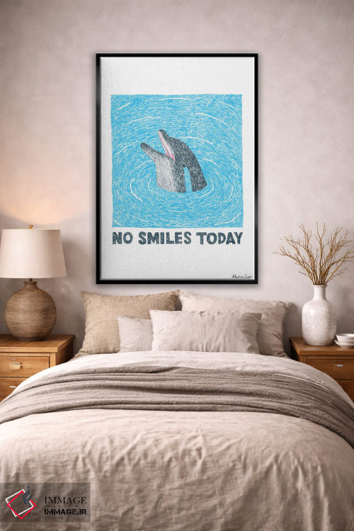 تابلو مدرن امروز خبری از لبخند نیست اثر مارتینا اسکات - D2B