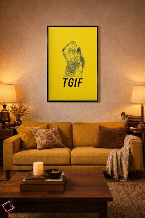 تابلو مدرن شکر که جمعه شد اثر مارتینا اسکات - D5B