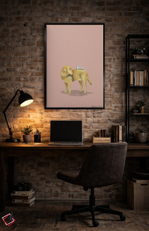 تابلو مدرن سه موش کور اثر مارتینا اسکات - D6B