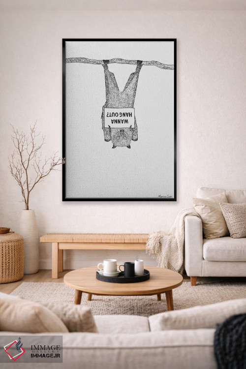 تابلو مدرن دوست داری وقت بگذرونیم؟ اثر مارتینا اسکات - D2B