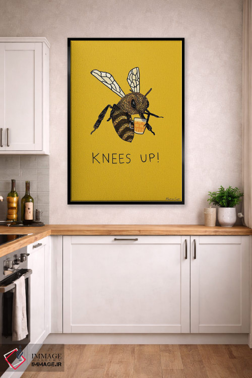 تابلو مدرن جشن زنبورها اثر مارتینا اسکات - D2B