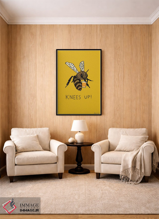 تابلو مدرن جشن زنبورها اثر مارتینا اسکات - D5B