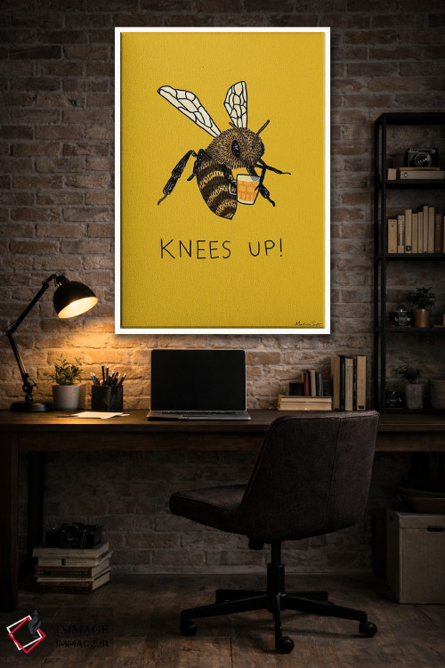 تابلو مدرن جشن زنبورها اثر مارتینا اسکات - D4W