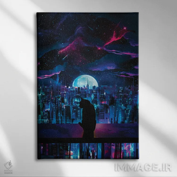 تابلو دکوراتیو آغازی نو اثر ماریشا بکر - نمای روبهرو روی دیوار