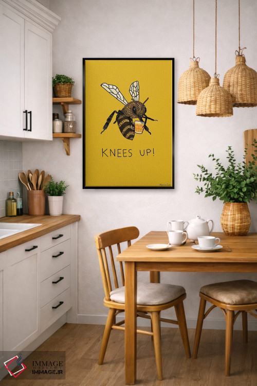 تابلو مدرن جشن زنبورها اثر مارتینا اسکات - D6B