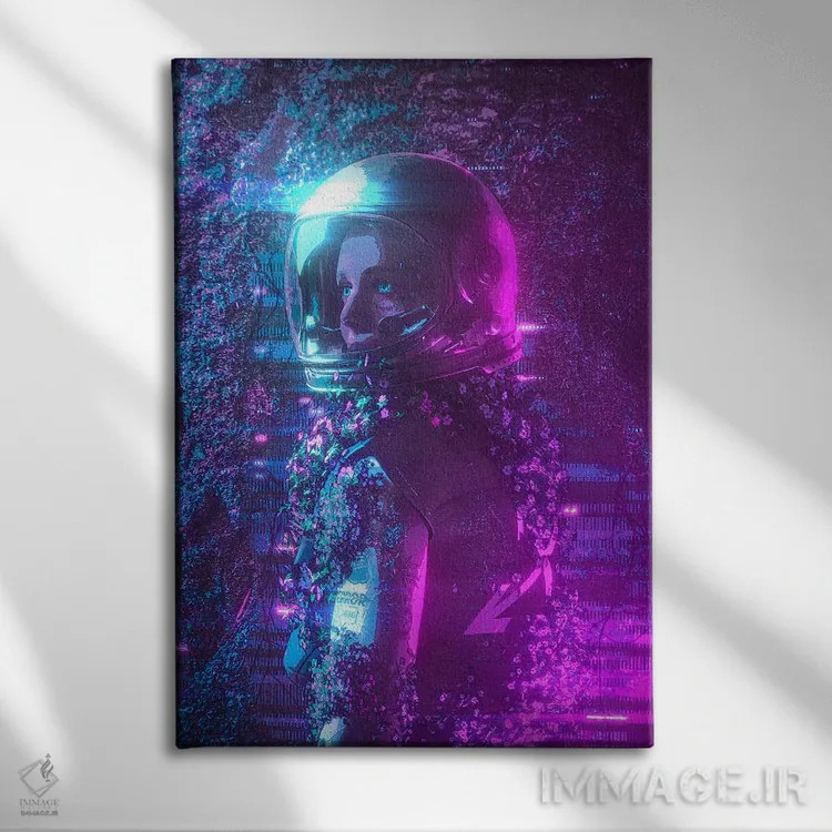 تابلو دکوراتیو رشد اثر ماریشا بکر - نمای روبهرو روی دیوار