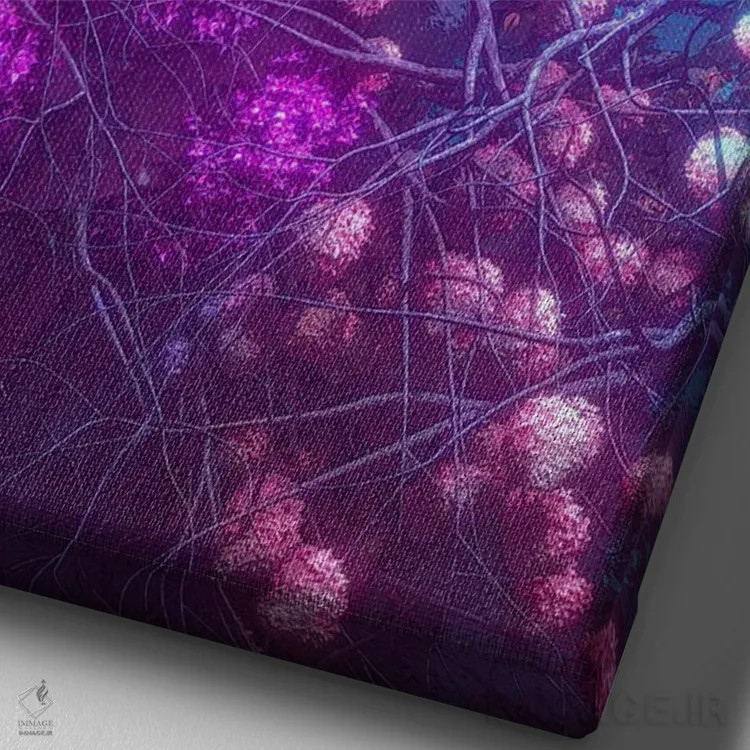 تابلو دکوراتیو انتقام اثر ماریشا بکر - نمای نزدیک بافت بوم