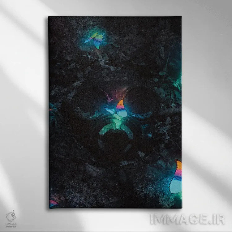 تابلو دکوراتیو انقراض اثر ماریشا بکر - نمای روبهرو روی دیوار