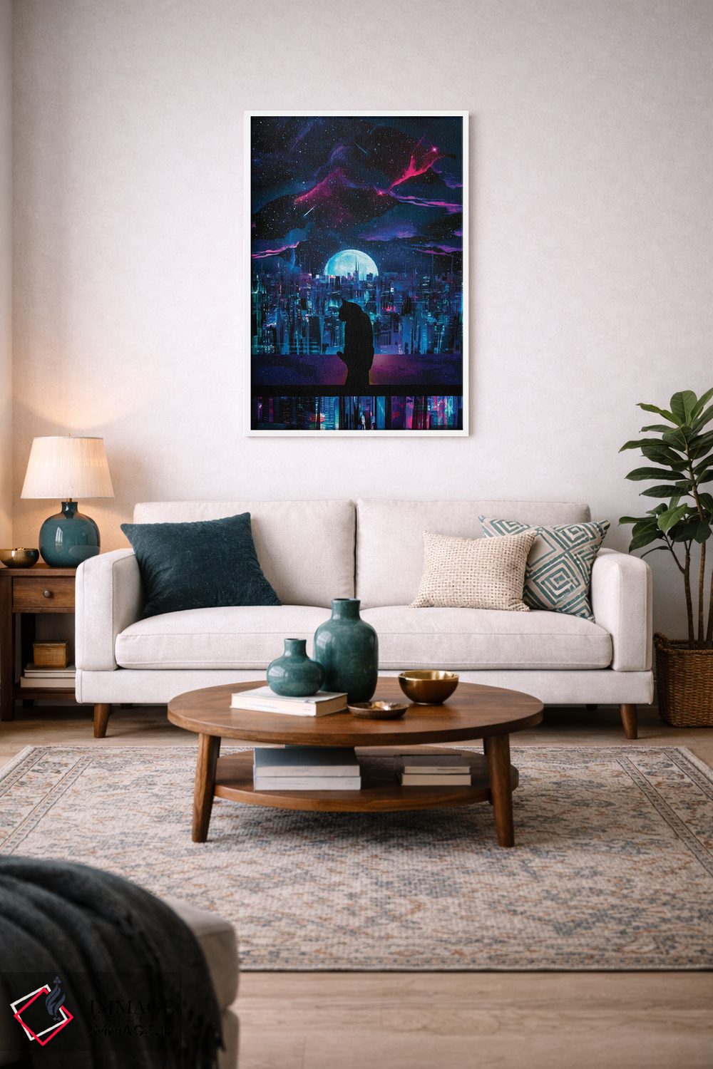 تابلو دکوراتیو آغازی نو اثر ماریشا بکر - D2W