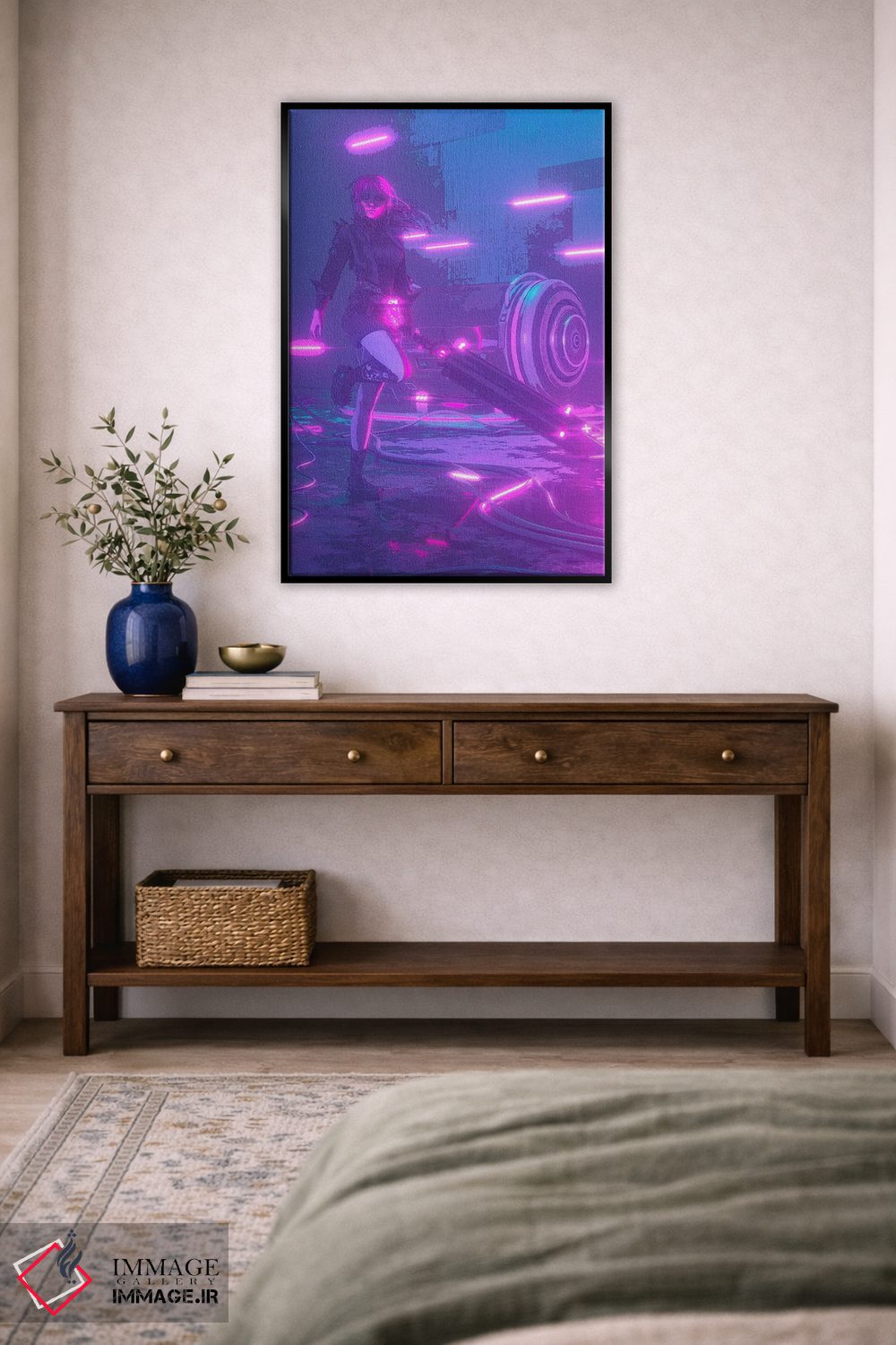 تابلو دکوراتیو شمشیر کهربا اثر ماریشا بکر - D3B