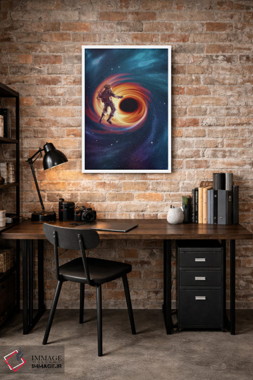 تابلو دکوراتیو سیاه چاله اثر ماریشا بکر - D1W