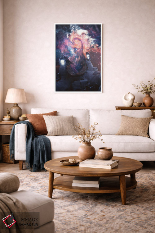 تابلو دکوراتیو کیهان نورد ۱ اثر ماریشا بکر - D2W