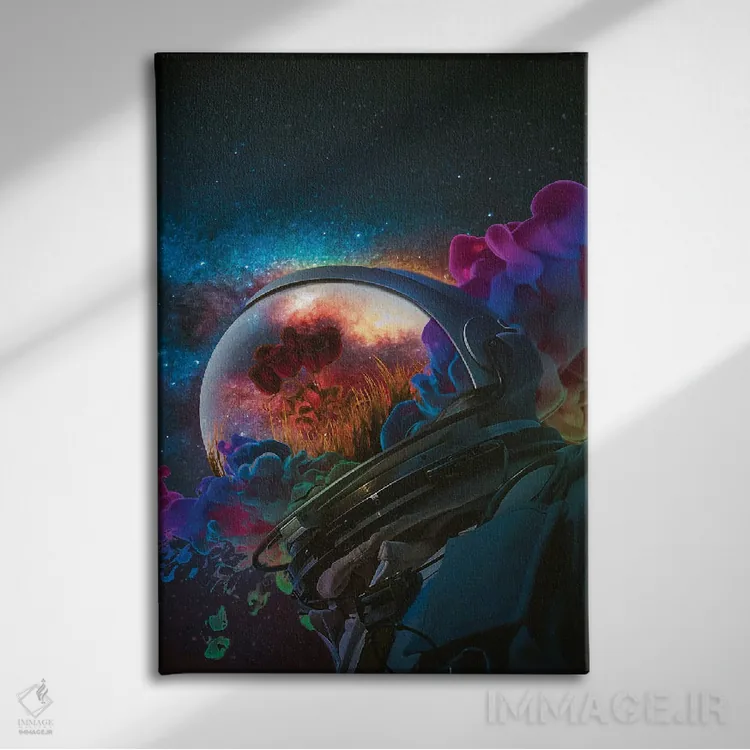 تابلو دکوراتیو دلشکستگی ۲ اثر ماریشا بکر - نمای روبهرو روی دیوار