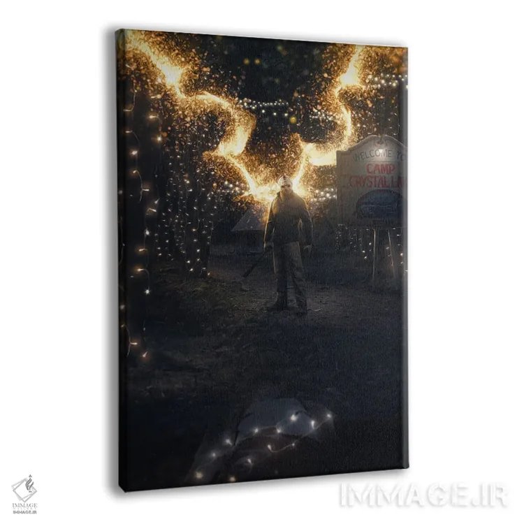 تابلو دکوراتیو جمعه سیزدهم اثر ماریشا بکر - نمای پرسپکتیو محصول