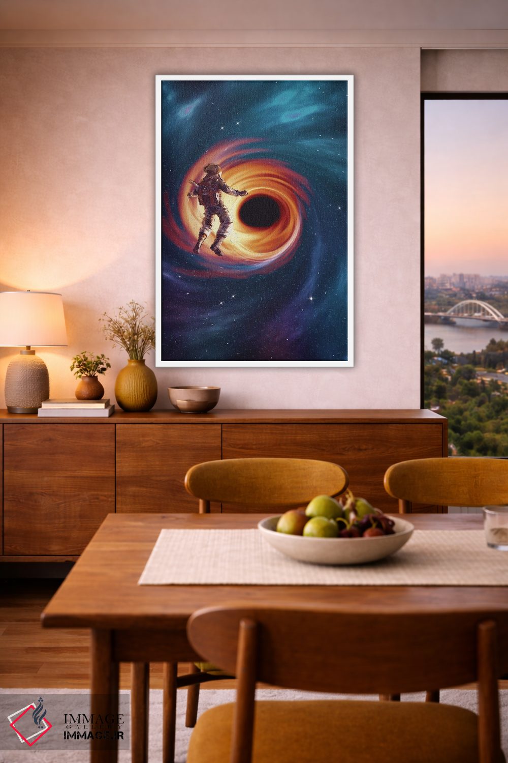 تابلو دکوراتیو سیاه چاله اثر ماریشا بکر - D5W