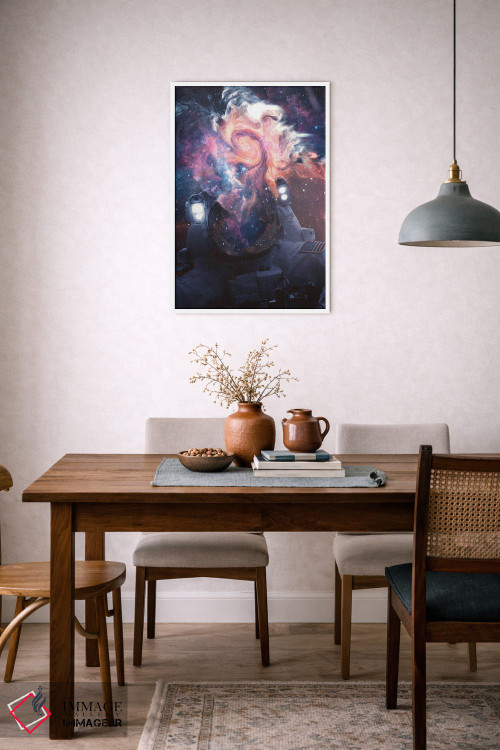 تابلو دکوراتیو کیهان نورد ۱ اثر ماریشا بکر - D5W