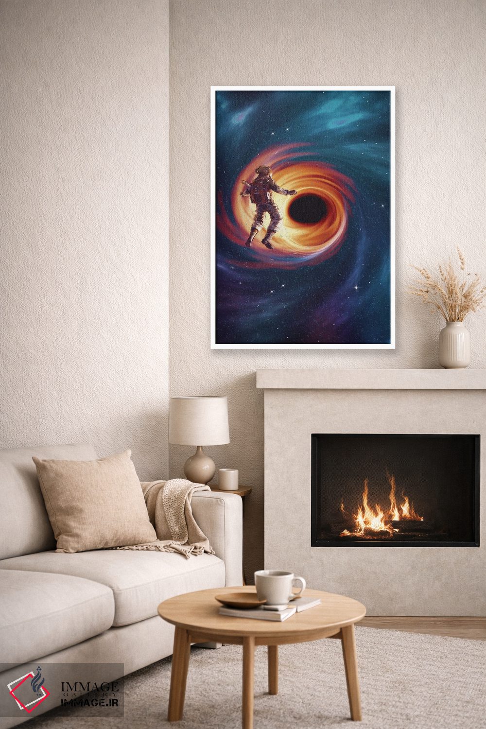 تابلو دکوراتیو سیاه چاله اثر ماریشا بکر - D6W