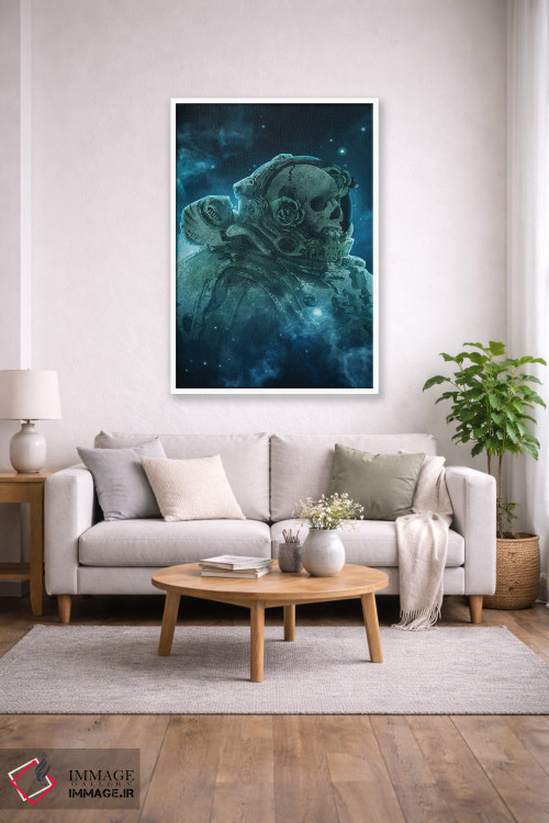 تابلو دکوراتیو جمجمه مرگ ۲ اثر ماریشا بکر - D1W