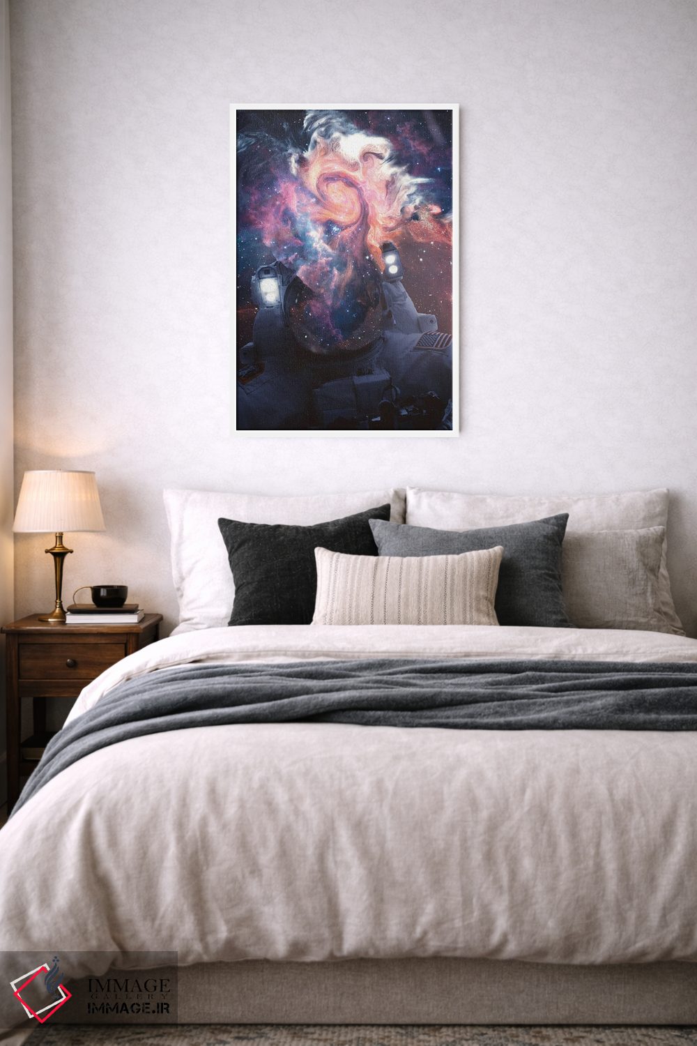 تابلو دکوراتیو کیهان نورد ۱ اثر ماریشا بکر - D6W