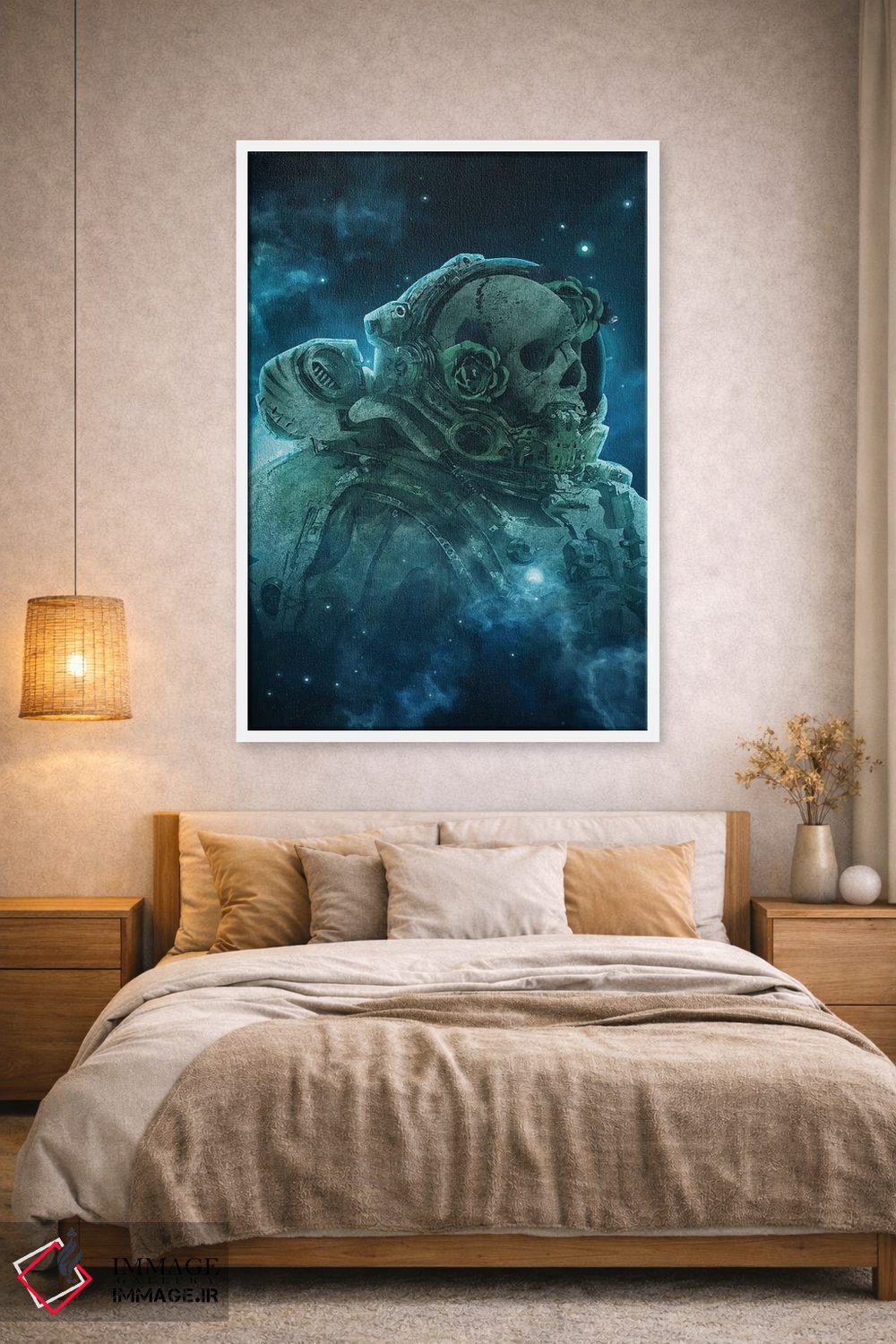 تابلو دکوراتیو جمجمه مرگ ۲ اثر ماریشا بکر - D2W