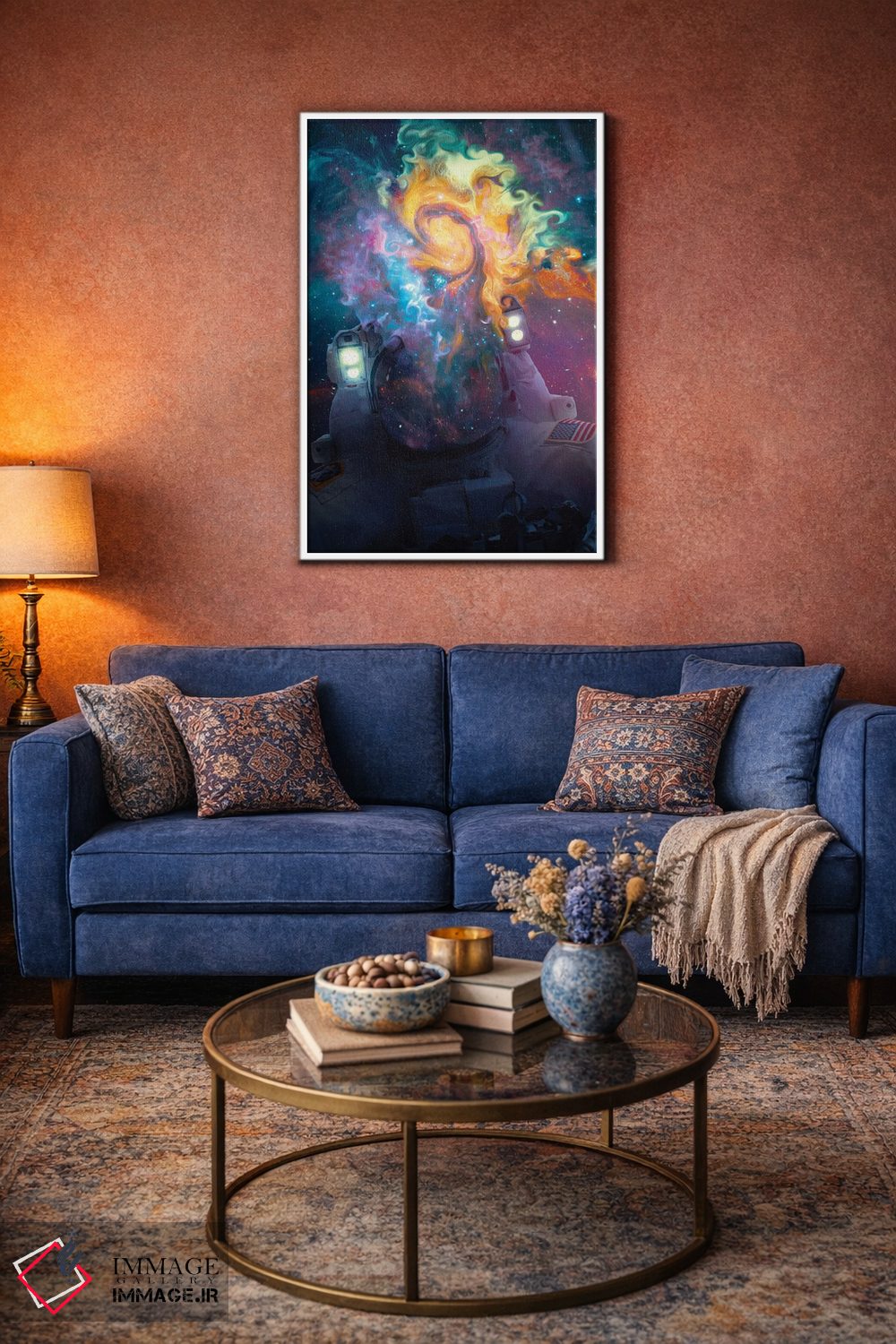 تابلو دکوراتیو کیهان نورد ۲ اثر ماریشا بکر - D1W