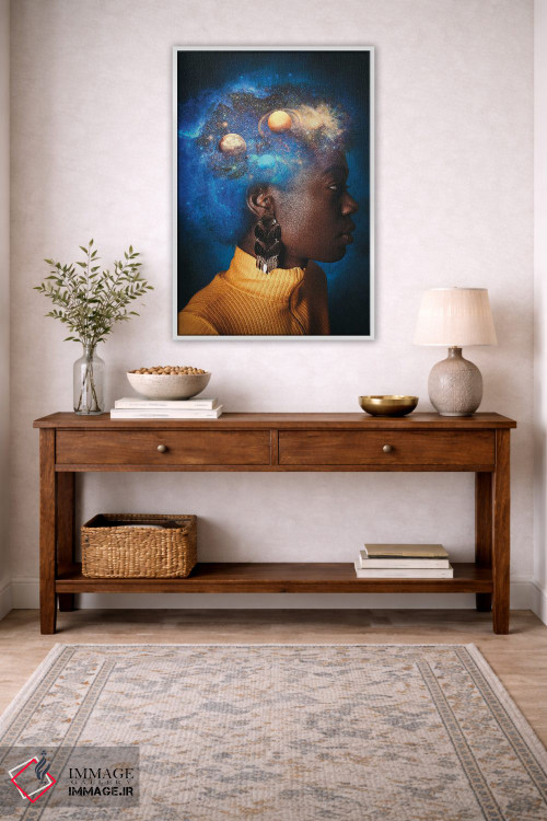 تابلو دکوراتیو جهان آفریقایی اثر ماریشا بکر - D3W