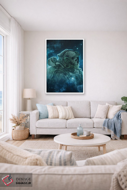 تابلو دکوراتیو جمجمه مرگ ۲ اثر ماریشا بکر - D3W