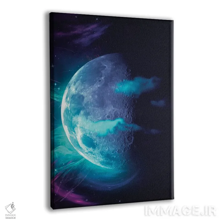 تابلو دکوراتیو ماه اثر ماریشا بکر - نمای پرسپکتیو محصول