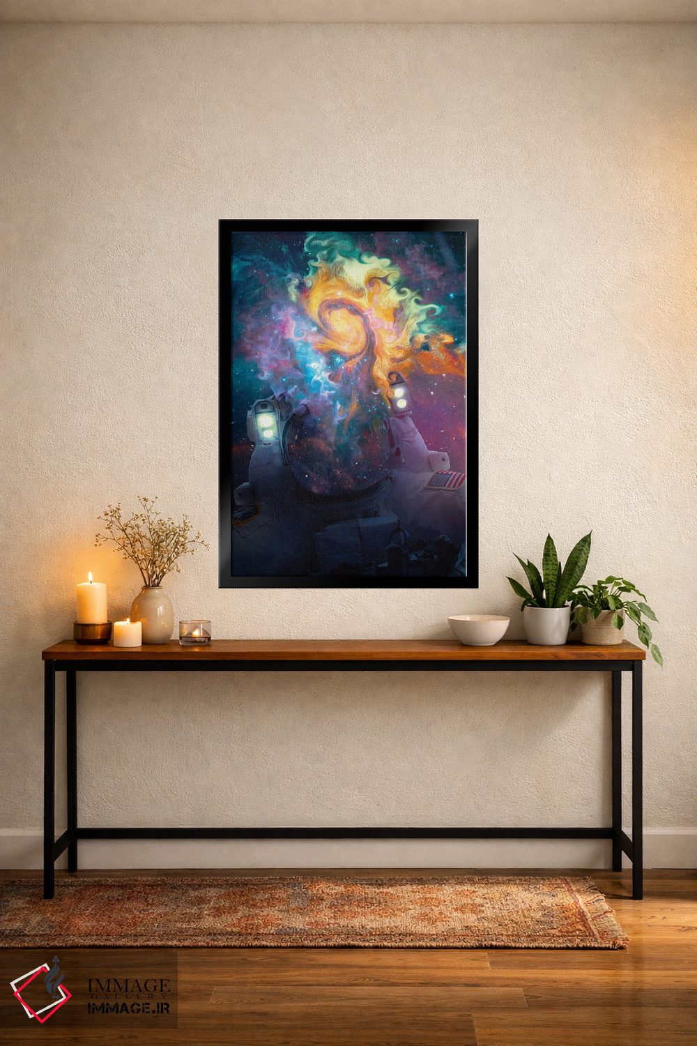 تابلو دکوراتیو کیهان نورد ۲ اثر ماریشا بکر - D4B