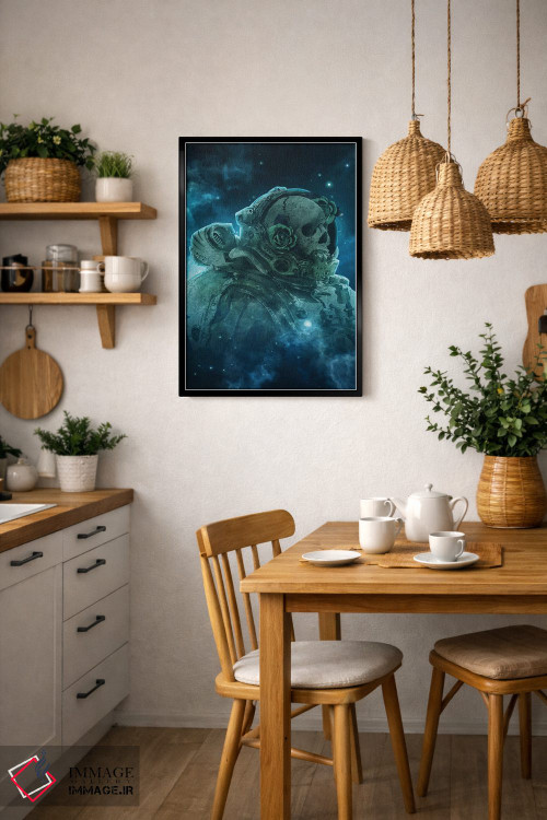 تابلو دکوراتیو جمجمه مرگ ۲ اثر ماریشا بکر - D6B