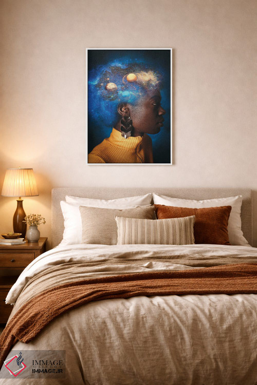 تابلو دکوراتیو جهان آفریقایی اثر ماریشا بکر - D6W