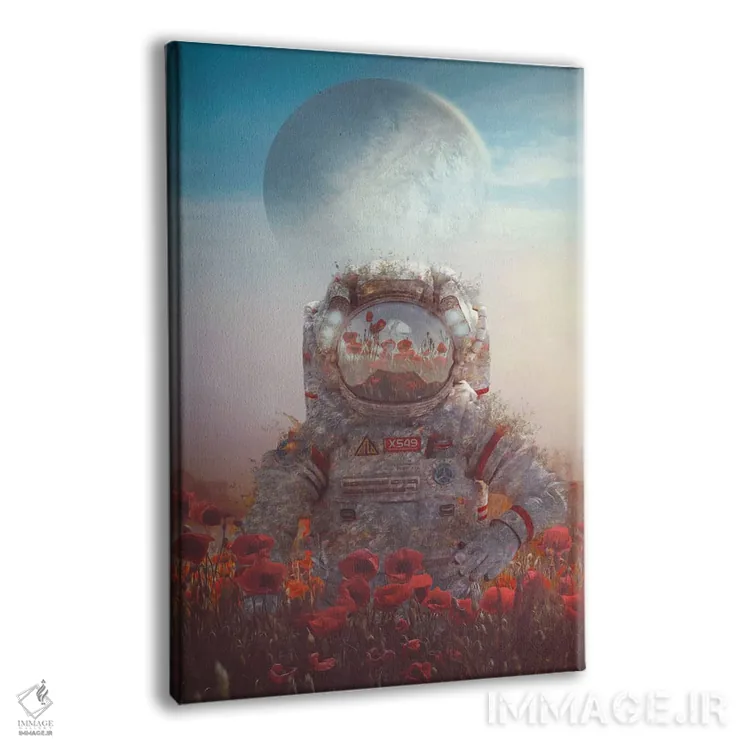 تابلو دکوراتیو دنیای نو اثر ماریشا بکر - نمای پرسپکتیو محصول